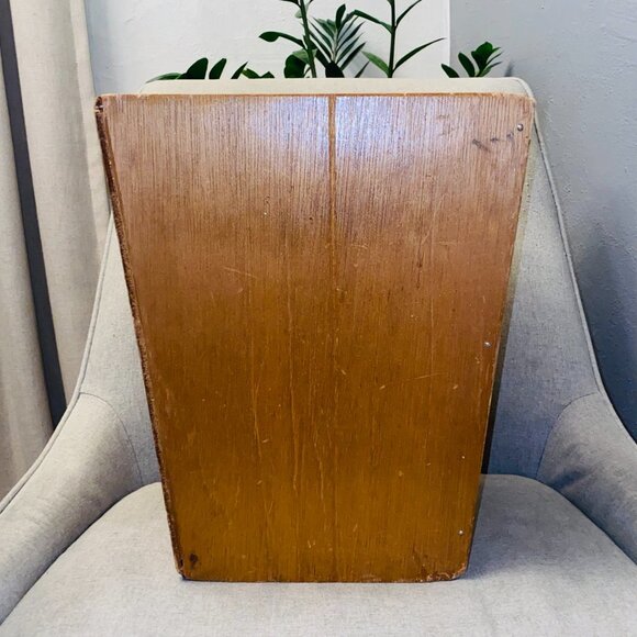 Mid-Century Modern Danish Teak Wastebasket - Picture 2 of 13